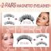 GEMERRY 2 Pair Magnetic Eyelashes Natural Look No Glue or Eyeliner Needed Magnetic Eyelashes Magnetic Lashes Natural Look Reusable Magnetic Eyelashes with Applicator(24P+KS01 ) D01 - Buy Online on GoSupps.com