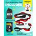 Stretching Strap with Loops - Non Elastic Yoga & Physical Therapy Band - 10 Loops for Flexibility & Exercise - Red - Buy Online on GoSupps.com