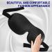 Barlixy 3D Sleep Mask Eye Cover - 100% Blackout Memory Sponge - 3 Pack (Blue, Black, Purple) - Buy Online on GoSupps.com