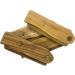 Folding Wooden Beard Brush Hair Comb - Pocket Sized, Durable & Anti-Static | Men's Eco-Friendly Natural Grooming Tool - Buy Online on GoSupps.com