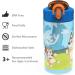 Zak Designs Bluey Kids 16oz 2pc Leak-Proof Water Bottle Set with Spout Cover and Carrying Loop - Durable Plastic Design for Travel - Bluey Bottle 2pk - Pack of 1 - Buy Online on GoSupps.com