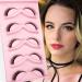 False Eyelashes Natural Look Cat Eye Clear Band 3D Wispy Fluffy Faux Mink Lashes Fake Eyelashes Pack 5 Pairs by Ezreiily 102