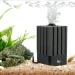 AQQA aquarium sponge filter quiet aquarium filter for biological and mechanical filtering air lifter aquarium internal filter with filter material B agent (for 30-250l)
