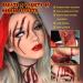 VOLLUCK Halloween Makeup Kit - 7-Piece Set with Washable Fake Blood Liquid Latex Scar Wax Spatula Tool & Stipple Sponges - International Shipping Available - Buy Online on GoSupps.com