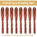 Ainimiu French Curly Braiding Hair 22 Inch 8 Packs - Pre Stretched Bouncy Braiding Hair- Loose Wavy Braiding Hair Synthetic Hair Extensions for Black Women 1 count (Pack of 8) 350# - Buy Online on GoSupps.com