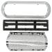 vhbw combo pack shaving part replacement for Braun 5S for electric shaver foil + knife block black/silver