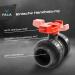 VIALIA PVC Kugelhahn 63mm - Double Union Shut-Off Tap for PVC Pipes | Ideal for Pool Pond Construction & Aquaristics | International Shipping Available - Buy Online on GoSupps.com
