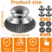 Steel Wool Scrubber with Replacement Pads Set Replaceable Steel Pot Scrubber Non Scratch Steel Dish Scrubber Sturdy Steel Pan Scrubber for Cleaning Pots Pans Grills Sink - Buy Online on GoSupps.com