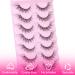 3D Wispy False Eyelashes - Natural Look, Soft Curly Lash Strips - Pack of 7 Pairs - Buy Online on GoSupps.com