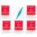 1/4 inch Orthodontic Elastic Rubber Bands 500 Pack Natural Medium Force 3.5 oz for bows Dreadlocks Dreads Doll Hair Braids Horse Mane Tail tooth gap Top knots + FREE elastic placer