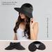 San Diego Hat Company Women's Adjustable Packable Roll-Up Visor - Black - Buy Online on GoSupps.com