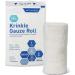 Medpride Sterile Krinkle Gauze Rolls - 6-Ply Cotton Wound Dressing Wraps [12 Rolls] - Buy Online on GoSupps.com