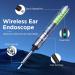 Wireless Ear Wax Removal Tool with 1080P HD Camera and 6 Lights - Compatible with iPhone, iPad, Android Phones - Black - Buy Online on GoSupps.com