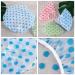 PAGOW 12pcs Reusable Waterproof Shower Caps - Flower Printed Hair Hat for Women, Men, Kids - Multicolor, 3 Types - Ideal for Home and Salon Use - Buy Online on GoSupps.com
