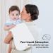 KeaBabies Organic Burp Cloths - Soft White 5 Pack | Baby Essential - Buy Online on GoSupps.com