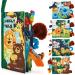 Baby Books 0-6 Months Infant Tummy Time Toys High Contrast Sensory Baby Toys 6 to 12 Months Touch Feel Book Gift Christmas Stocking Stuffers for Boys Girls 0-3 Months Book Early Learning Stroller Toy
