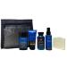 Bath & Body Works Men's Collection Ocean Gift Set - Body Cream - 3-in-1 Hair Face & Body Wash - Cologne Mist and Antiperspirant Deodorant - Travel Size - with a Natural Oats Sample Soap