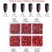 Buy Beadsland 7200PCs Flatback Rhinestones | Clear Nail Gemstones for Handicrafts | Mixed Sizes with Wax Pencil Kit | SS3-SS10 Light Red & Light Siam - Buy Online on GoSupps.com