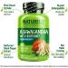 NATURELO Ashwagandha Organic Root Powder - 90 Vegan Capsules - Stress Relief & Mood Enhancer Supplement with Black Pepper Extract - Buy Online on GoSupps.com