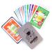 Smoothie recipes on 30 cards: with images and explanations with a metal can card game as a smoothie gift recipes in German