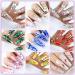 Dowarm Flatback Glass Crystal Rhinestones for Nails Multi 3D Shapes Crystals Nail Art Rhinestone Set (Light Pink) - Buy Online on GoSupps.com