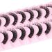 WiwoSEO Russian Strip Lashes - 9 Pairs Natural Wispy Faux Mink 3D Thick Volume C-15MM - Buy Online on GoSupps.com