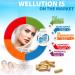 WELLUTION Herbal Supplement - 60 Capsules for Natural Skin Support - 60 Count Pack - Natural Ingredients - Buy Online on GoSupps.com