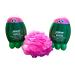 RAW Sugar Kids Bubble Bath and Body Wash Bundle: 2 Watermelon Lemonade (12 oz. ea.) + Pink Loofah