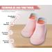 Dookeh Baby Shoes - Non Slip Soft Sole Sneakers for Boys and Girls | 6-9 Months | Pink - Buy Online on GoSupps.com