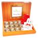 Ghasitaram Gifts Valentines Gift for Girlfriend/Boyfriend/Husband and Wife - Valentine Sweets Dates Delight and 2 Teddies