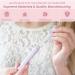 Belle Crystal Glass Nail File - Professional Salon Filing Tool for Natural Nails - Pastel Lilac 2mm - Buy Online on GoSupps.com