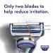 Gillette SkinGuard Men's Razor Blade Refills 12 Count - Gentle Shave for Men with Skin Irritation - Buy Online on GoSupps.com