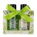 Accentra - shower set women gift set olive in a beautiful gift box - 2 -part care set with shower gel and body lotion - wellness gift set for birthday Valentine's Day & Christmas