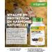 Grape Seed Extract OPC + Natural Vitamin C - 365 capsules for 12 months - Highest OPC content according to HPLC - Laboratory tested from European grapes - Vegan - Buy Online on GoSupps.com