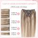 Vlasy Clip in Hair Extensions Human Hair 14 Inch (70 g) P16/60# - Seamless & Natural Thick Weft for Women - Buy Online on GoSupps.com