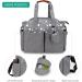 SONARIN Multi-Function Waterproof Baby Changing Bag - Grey | Large Capacity Travel Diaper Bag with Pacifier Holder - Buy Online on GoSupps.com