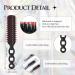 36 Pcs Bulk Hair Brushes for Homeless - Nylon Bristles, Vent Design, Ideal for Curly Hair, Blow Drying, and Detangling - Suitable for Shelters & Hotels (Black) - Buy Online on GoSupps.com