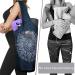 Fashion Printed Yoga Mat Bag with Large Side Pocket - Mandala Black | Fits Most Size Mats | Zipper Pocket Long Tote Yoga Bag - 37 x 15.5 - Buy Online on GoSupps.com