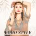 60 Pcs Boho Hair Ties Set - Stylish Elastic Bracelet Hair Ties for Women - 10 Styles - Dual Use Hair Band for Girls - Soft and Durable - Buy Online on GoSupps.com