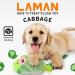 LAMAN Hide 'N Treat Cabbage Plush - Interactive Dog Puzzle Toy for Small Medium Dogs & Puppies - Buy Online on GoSupps.com