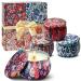 Candles gifts for women fragrance candles gift set for women sleeping candles gifts for women birthday presents for women gifts for mother gift for best friend 4 pieces of flower