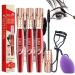 DENGWANG Yanquina Mascara Yanqina Mascara Yanqina Super Long Mascara Yanquina 4D Silk Fiber Lash Mascara 4d Waterproof and Sweat Proof Mascara - Drying and Not Sticky (A-3PCS)