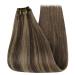 Youngsee 50cm Remy Hair Extensions - Dark Brown to Blonde Ombre Weft - 100g Real Hair Treats - Buy Online on GoSupps.com