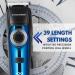 BarberBoss Beard Trimmer Hair Clippers Nose & Ear Trimmer Body Groomer Detail Trimmer 5-in-1 Grooming Kit 39 Length Setting with Self-Sharpening Blade LED Display & 100% Waterproof QR-6081 - Buy Online on GoSupps.com