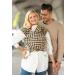 manduca Sling Organic Cotton Baby Wrap Carrier | Easy-to-Wear & Comfortable | For Newborns to 15kg | Limited Edition PepitaBlack | Black/Brown - Buy Online on GoSupps.com