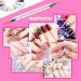 Sularpek Nail Rhinestone Picker Dotting Tool - Pink Acrylic Handle Dual End Pen for DIY Nail Art Decoration - Buy Online on GoSupps.com