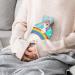 Rainbow Unicorn Hot Water Bottle with Plush Cover - Hand Warmer for Kids & Adults | 26.5x15.3cm | International Shipping Available - Buy Online on GoSupps.com