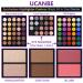 UCANBE Eyeshadow Palette & 15Pcs Makeup Brushes Set - 86 Pigmented Colors, Matte Shimmer Glitter Shadows, Highlighters, Contour, Blush, Powder Brush Beauty Kit - B + Black Brush - Buy Online on GoSupps.com