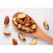 1lb Unsalted Dry Roasted Brazil Nuts - Oven Roasted, Shelled, Vegan & Kosher - Bulk Nut Snack Rich in Protein & Essential Fatty Acids - Buy Online on GoSupps.com
