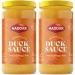 Haddar Sweet & Sour Duck Sauce 10oz (2 Pack) | Rich and Tangy | No MSG | Fat Free